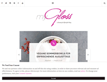 Tablet Screenshot of mygloss.ch